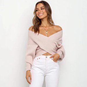 Pink Petal & Pup Sweater